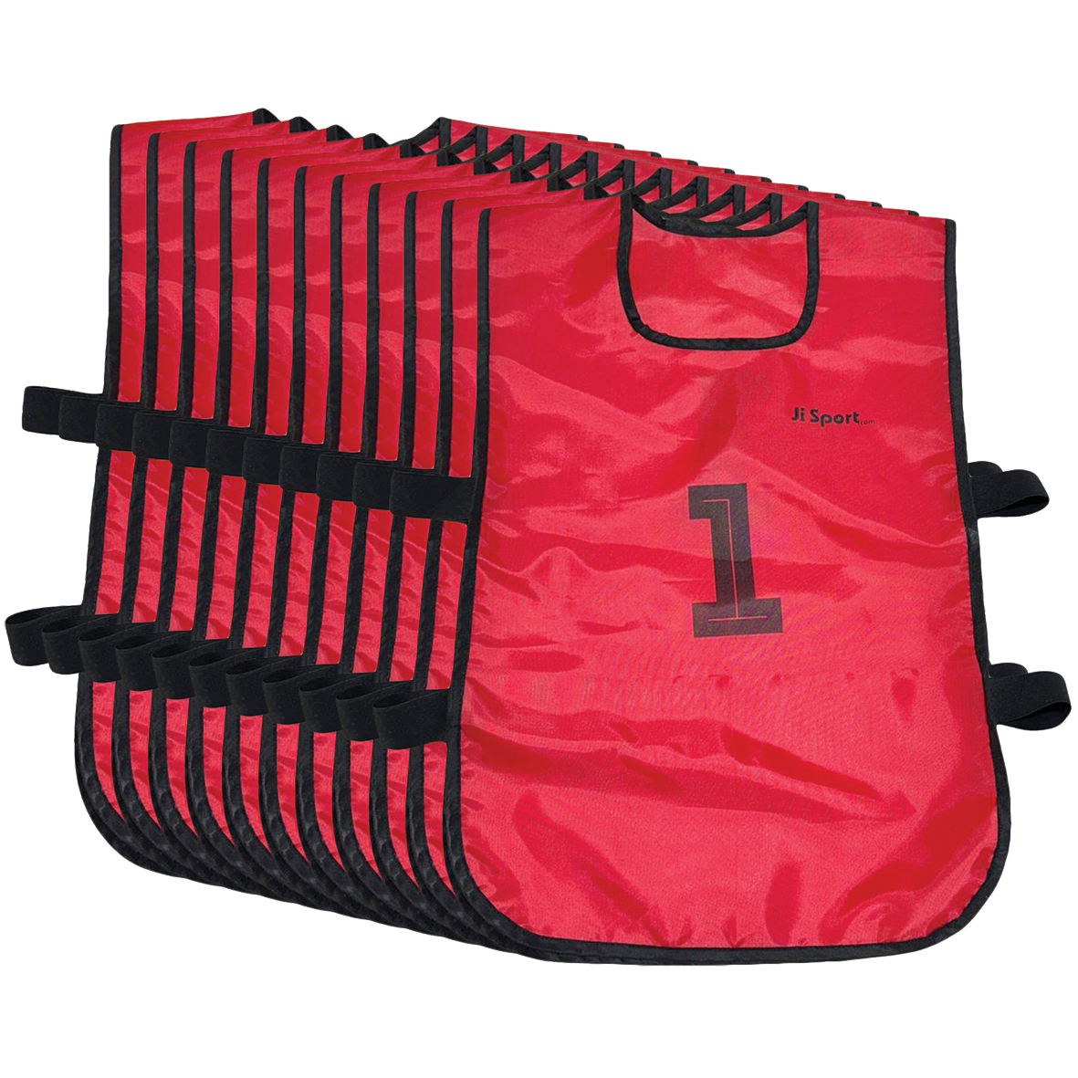 Overtræksveste med numre 40 stk