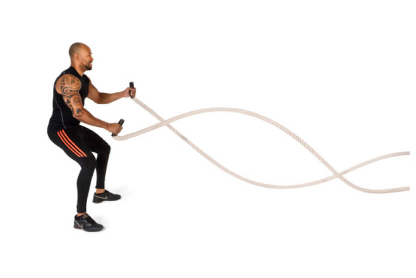 Crossfit battle rope