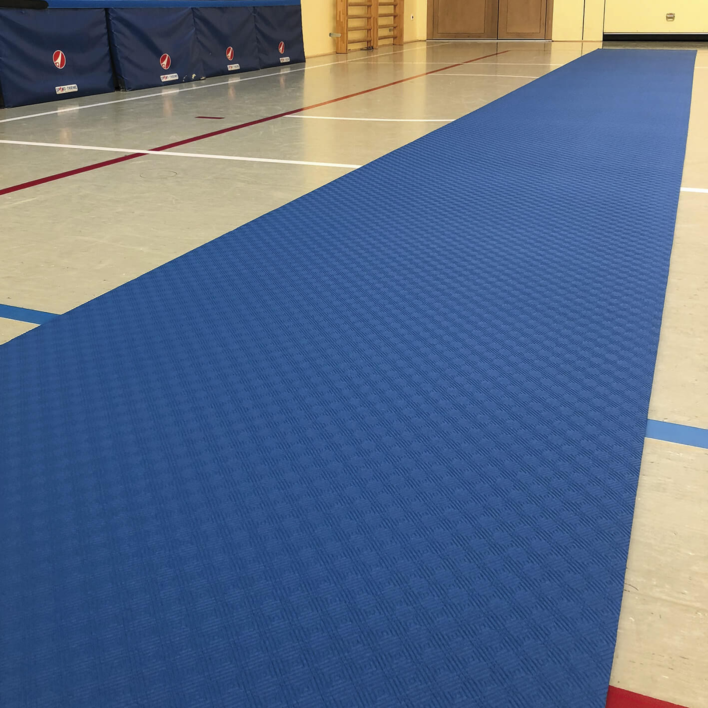 Cross-over gymnastik rullemadras