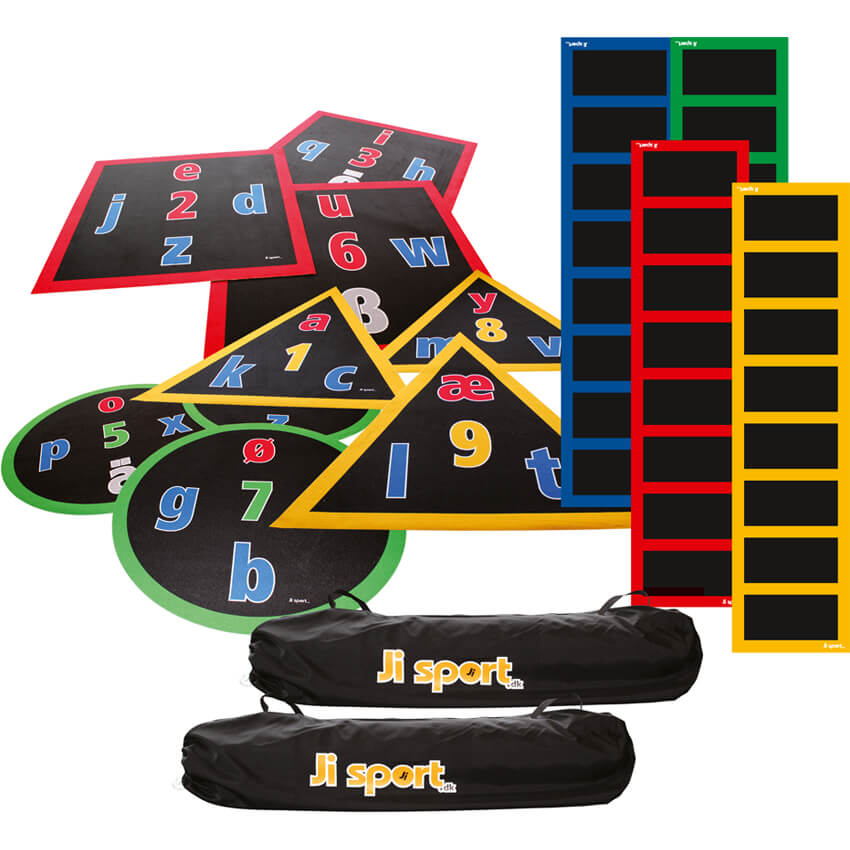 Leg på streg figurbane, gulvtæpper