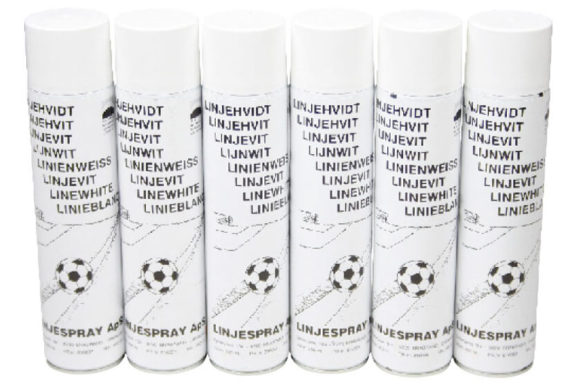 Linjehvidt pakke Linjespray 6 stk á 600 ml