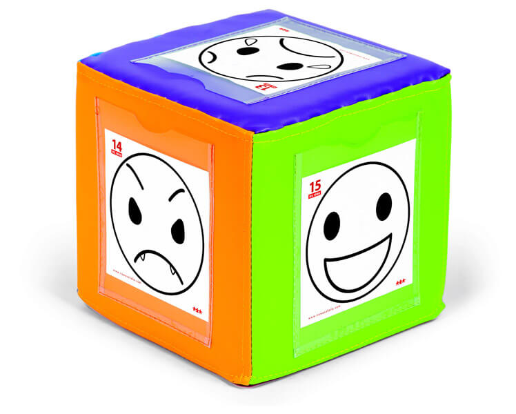 6 farvet lommeterning 20x20 cm