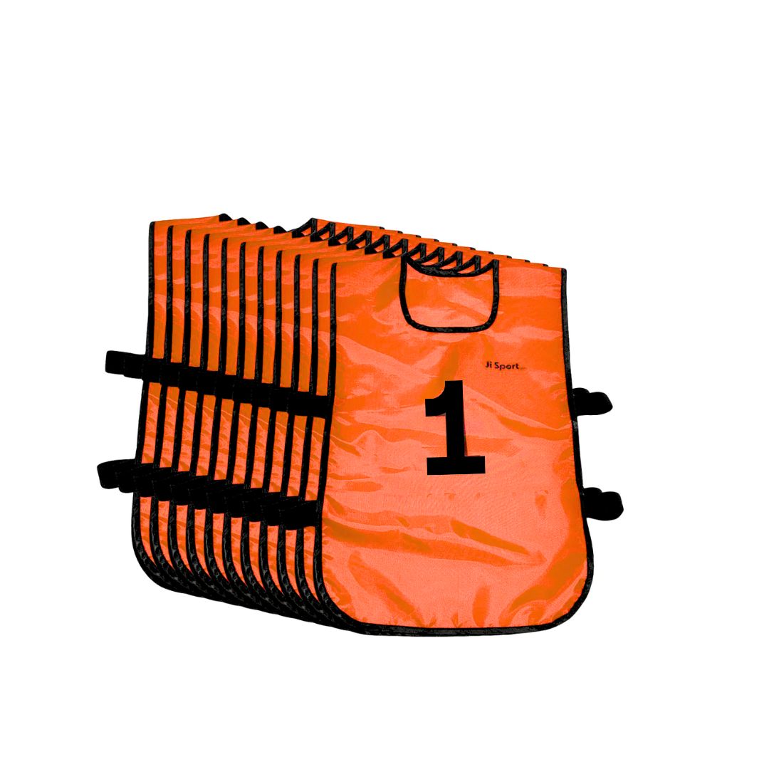 Overtræksveste med numre 1-20