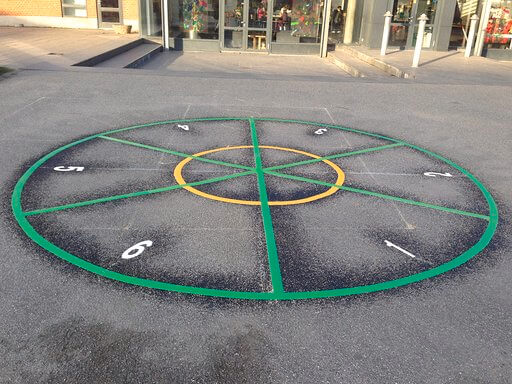 Ostespil med 6 felter 