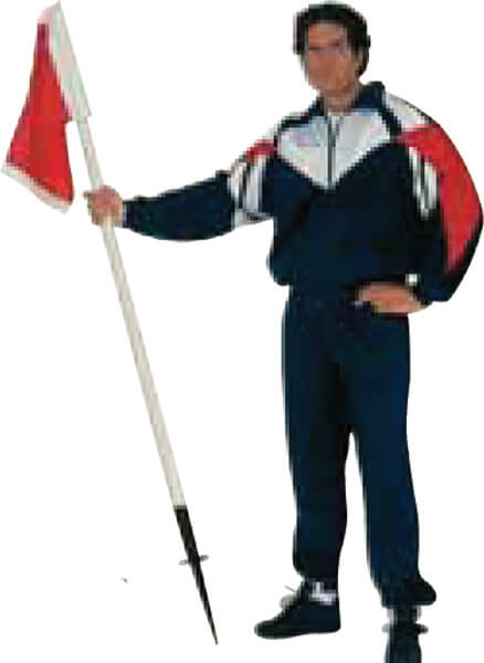 Hörnpinne - Med spjut