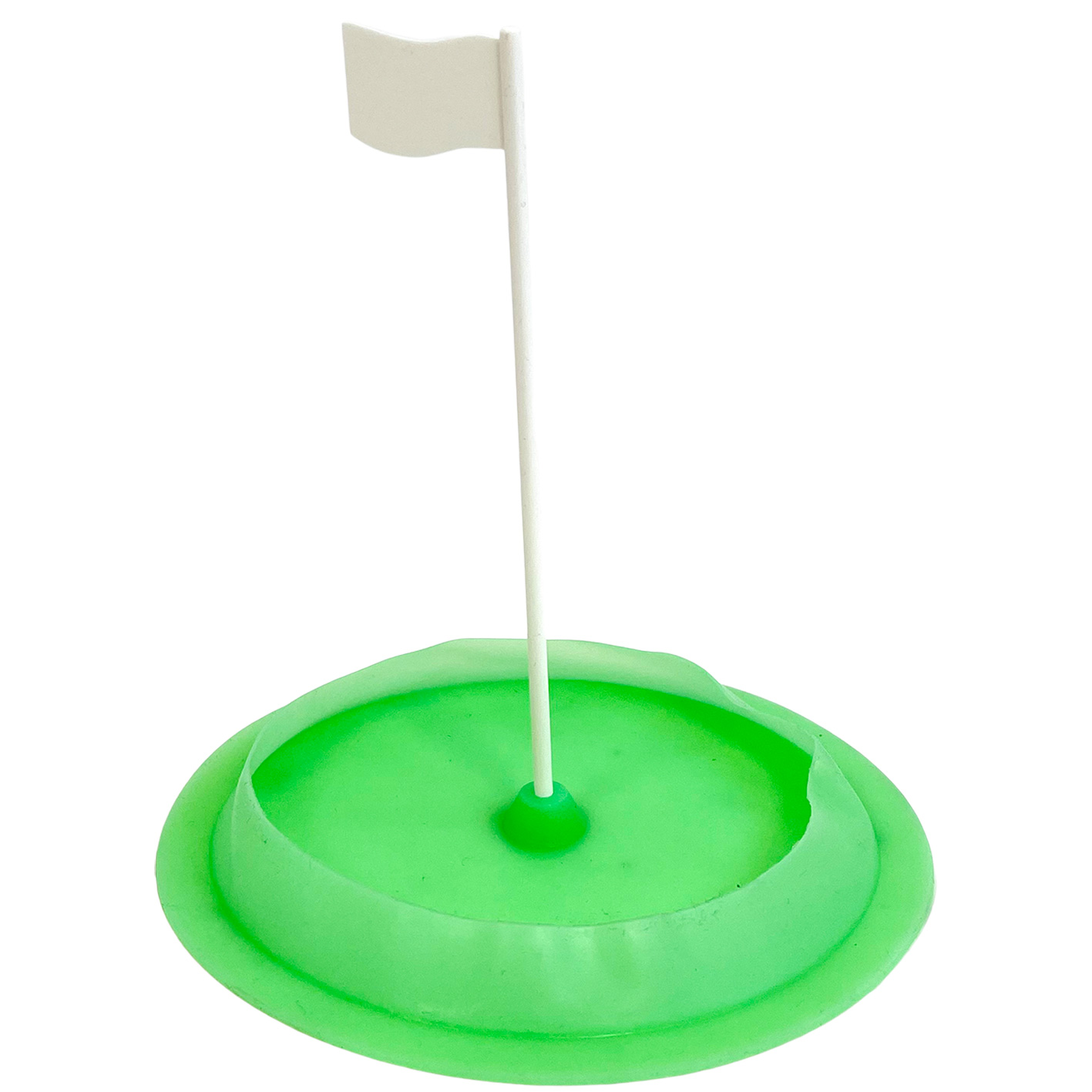 Minigolf hul med flag