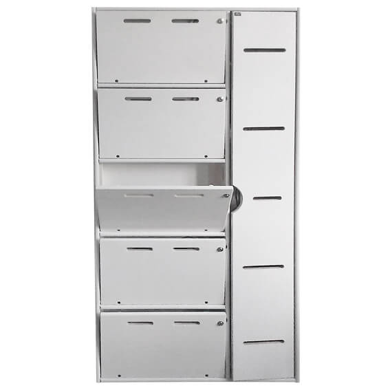 Pc-skab til 5 stk. pc'er