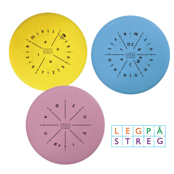 Leg på streg frisbee