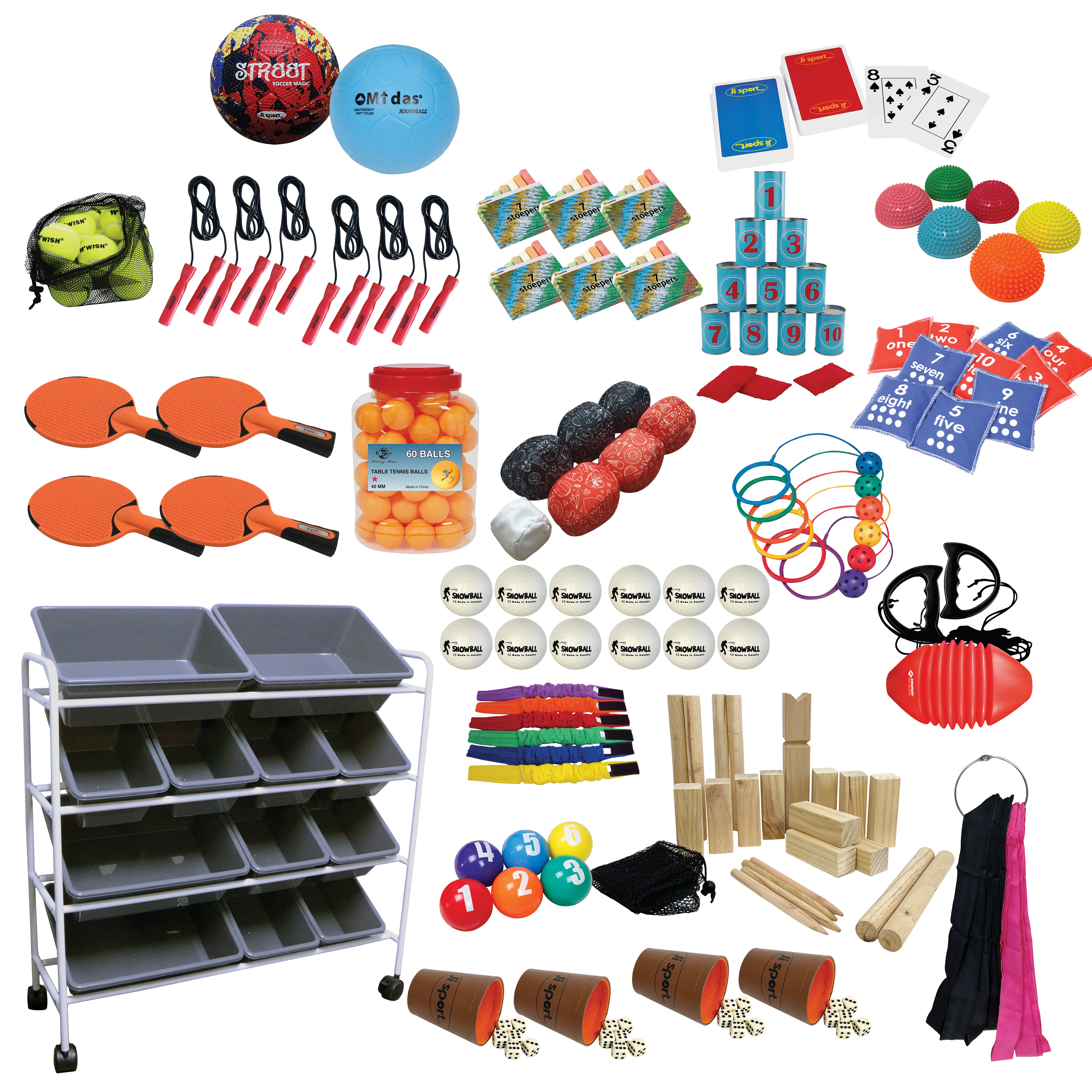 Rörelsevagnen med 108 rekvisita