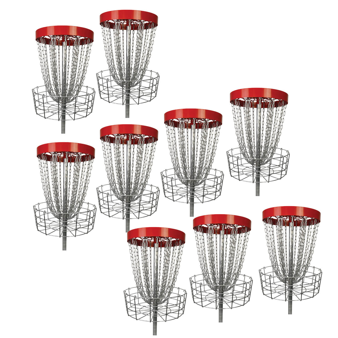 Disc golf PDGA Championship  paket - 9 korgar