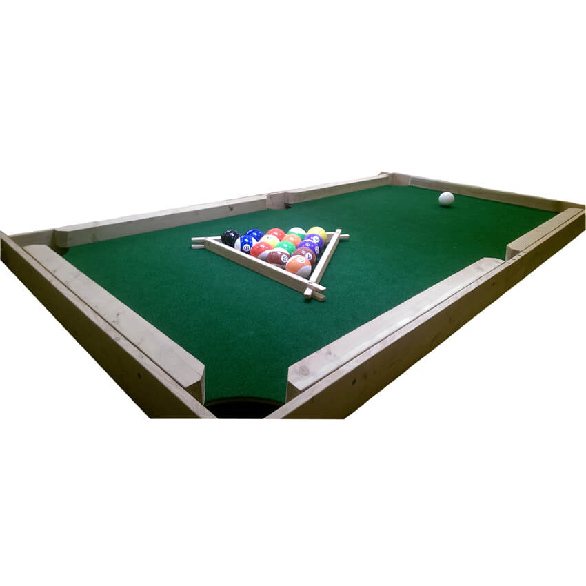 Fotbollsbiljard bana i trä