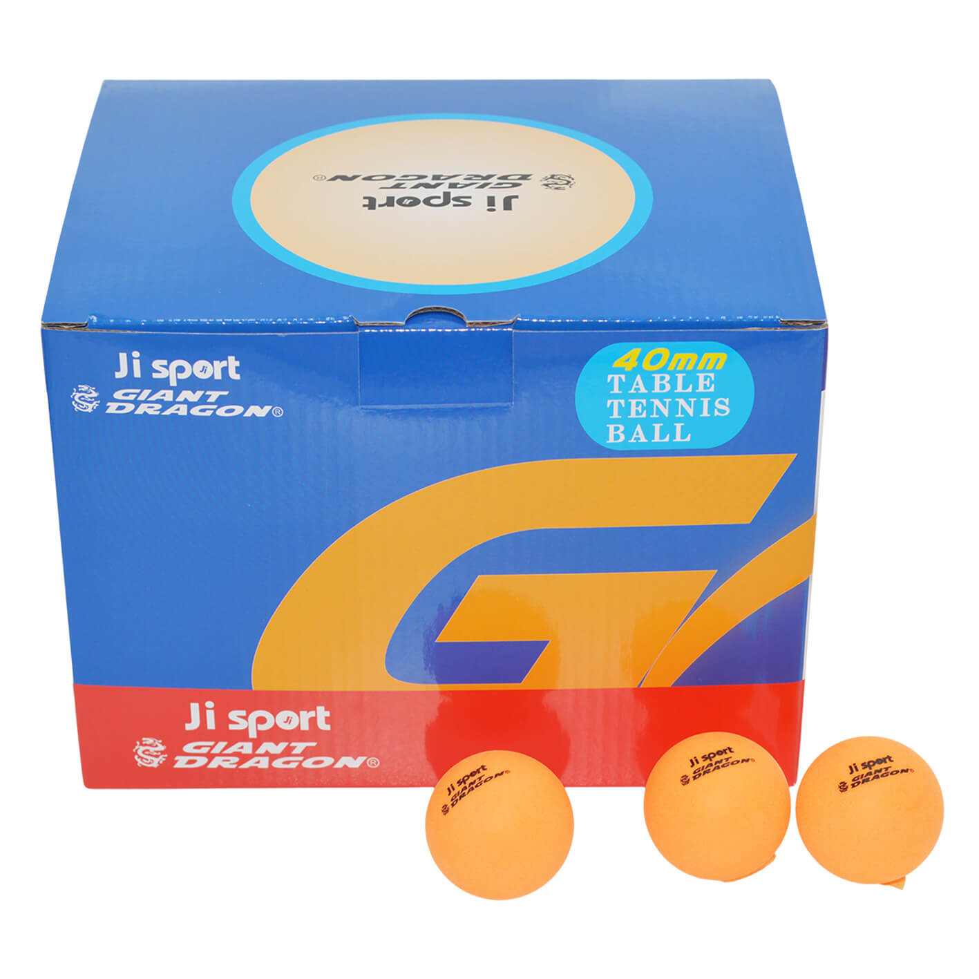 Giant Dragon træningsbordtennisbolde 72 stk