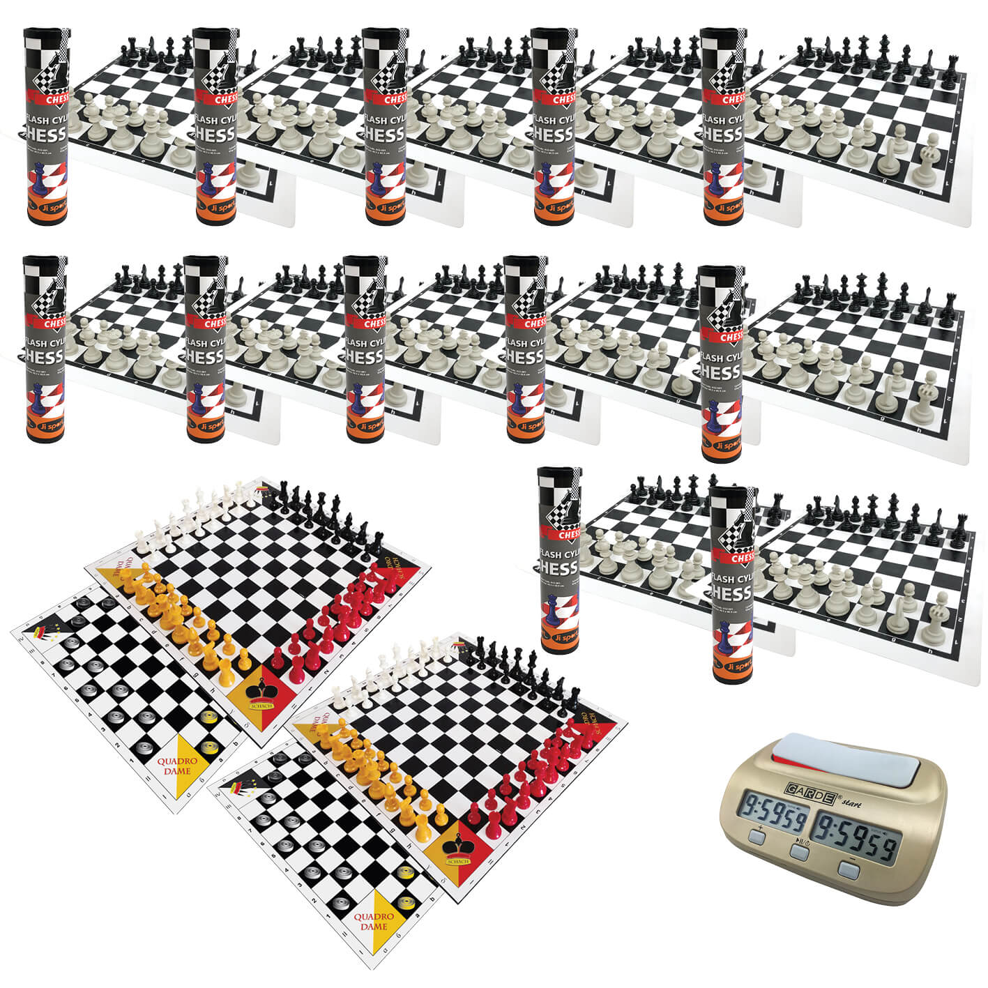 Skakpakke til skolebrug