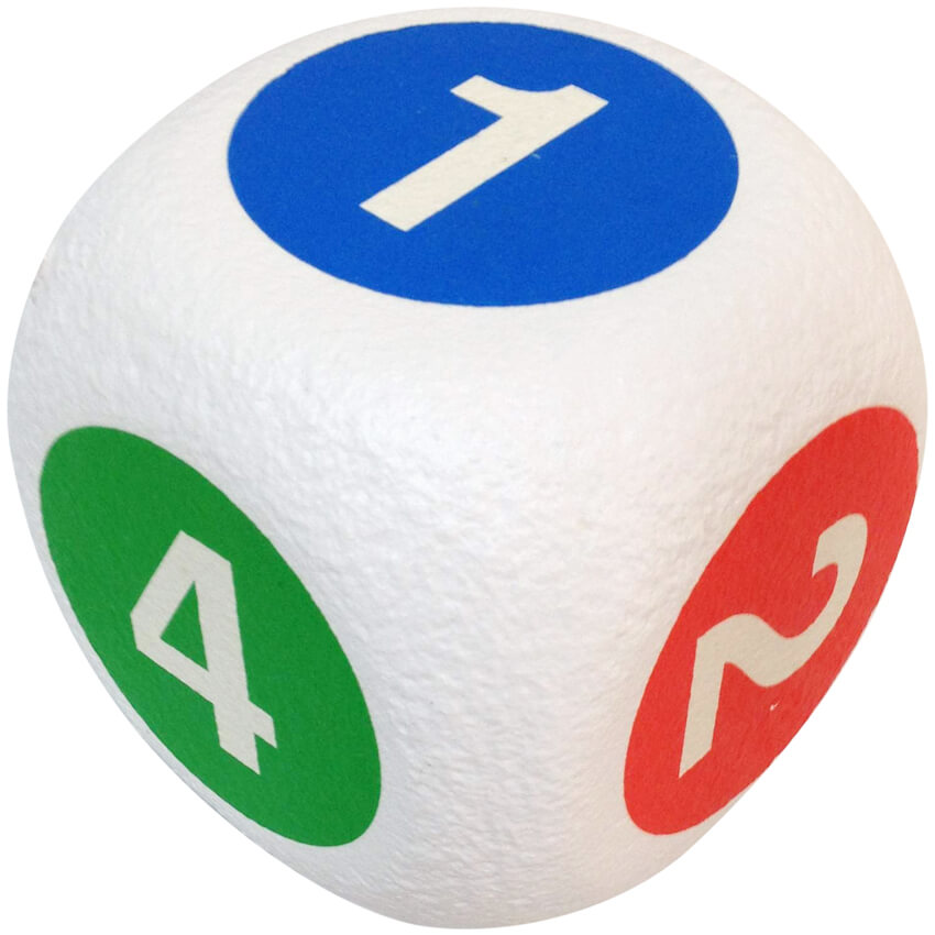 Skumterning med farver