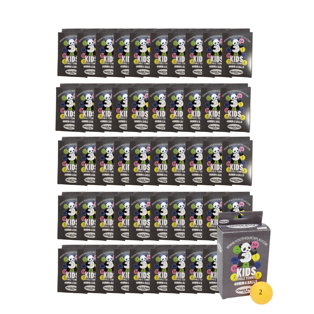 Træningsbordtennisbolde 50 pakker