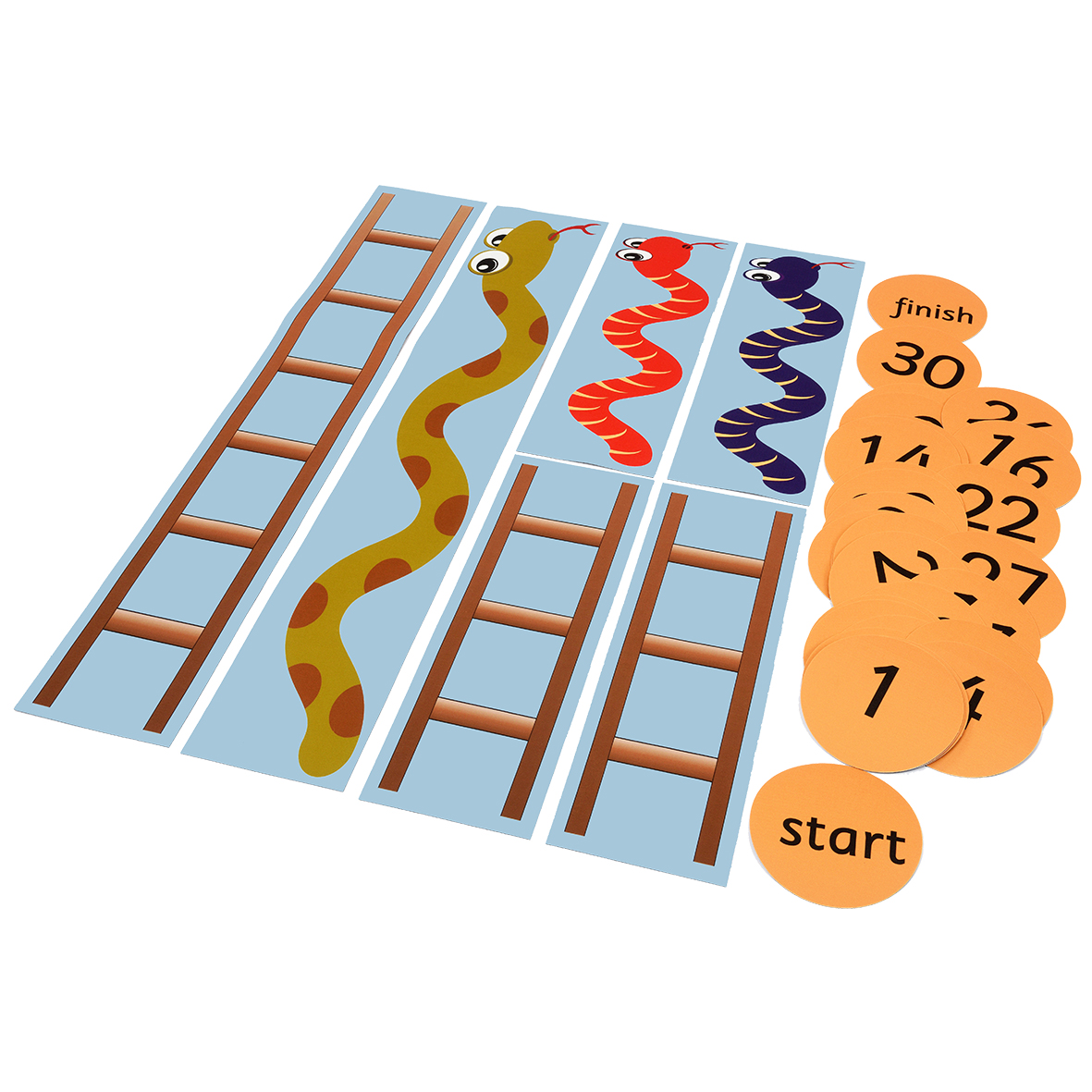 Slanger og stige spil udendørs 