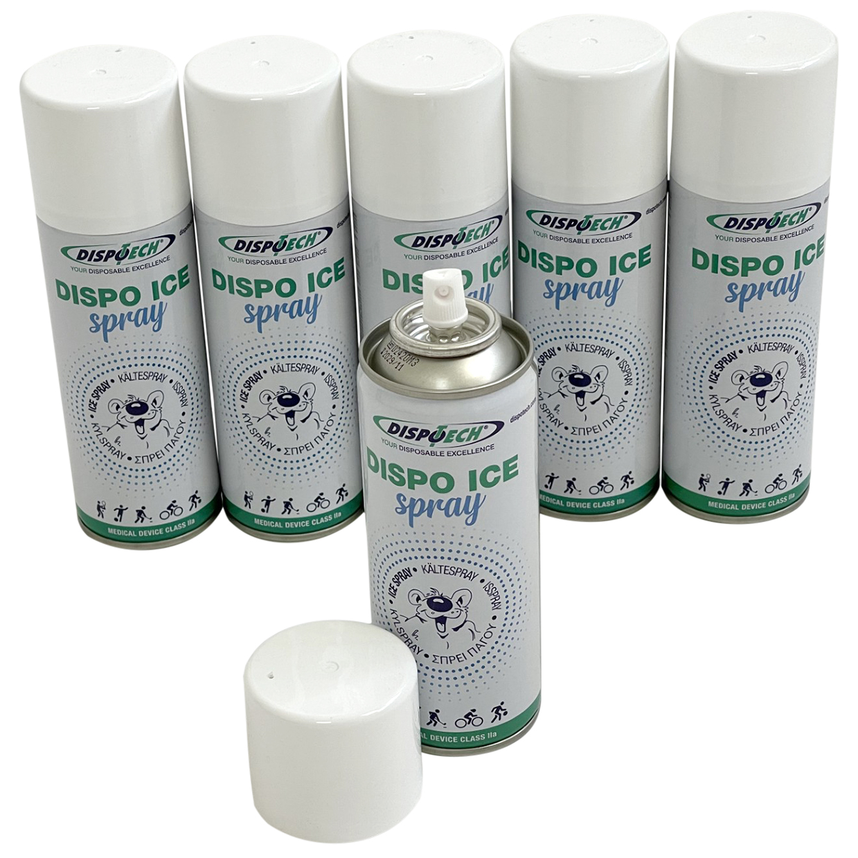 Kuldespraypakke med 6 stk