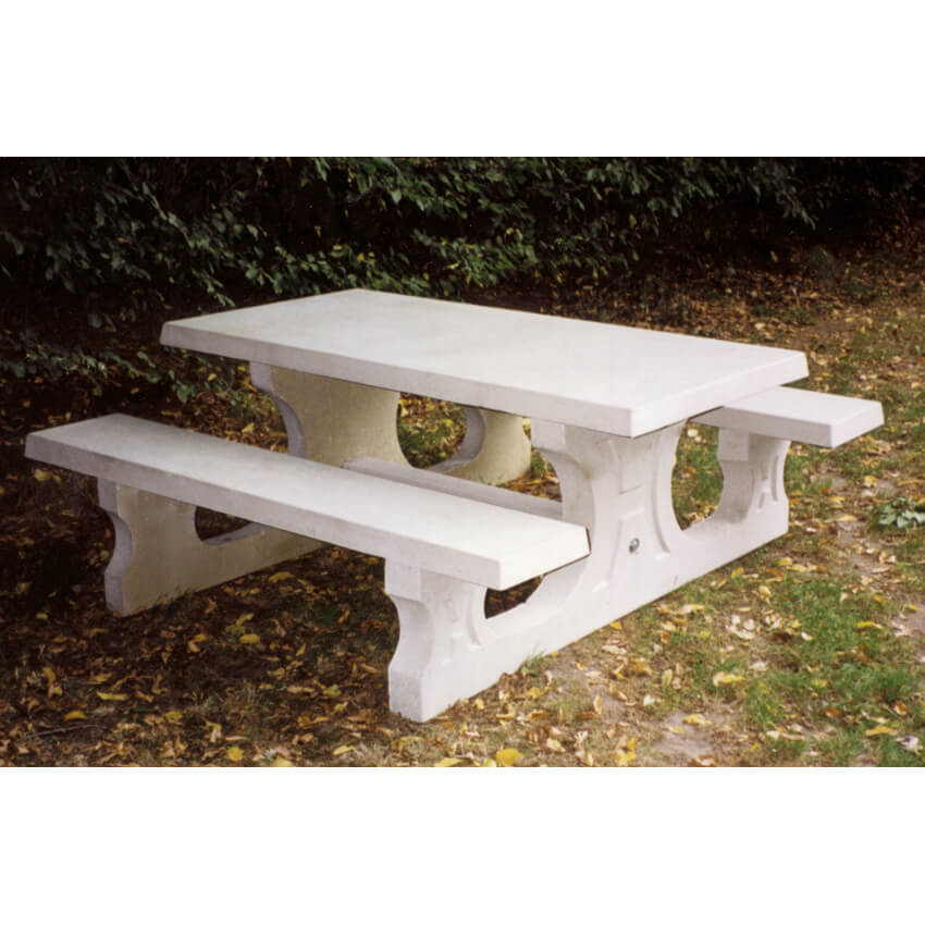 Betong bord och bänkset