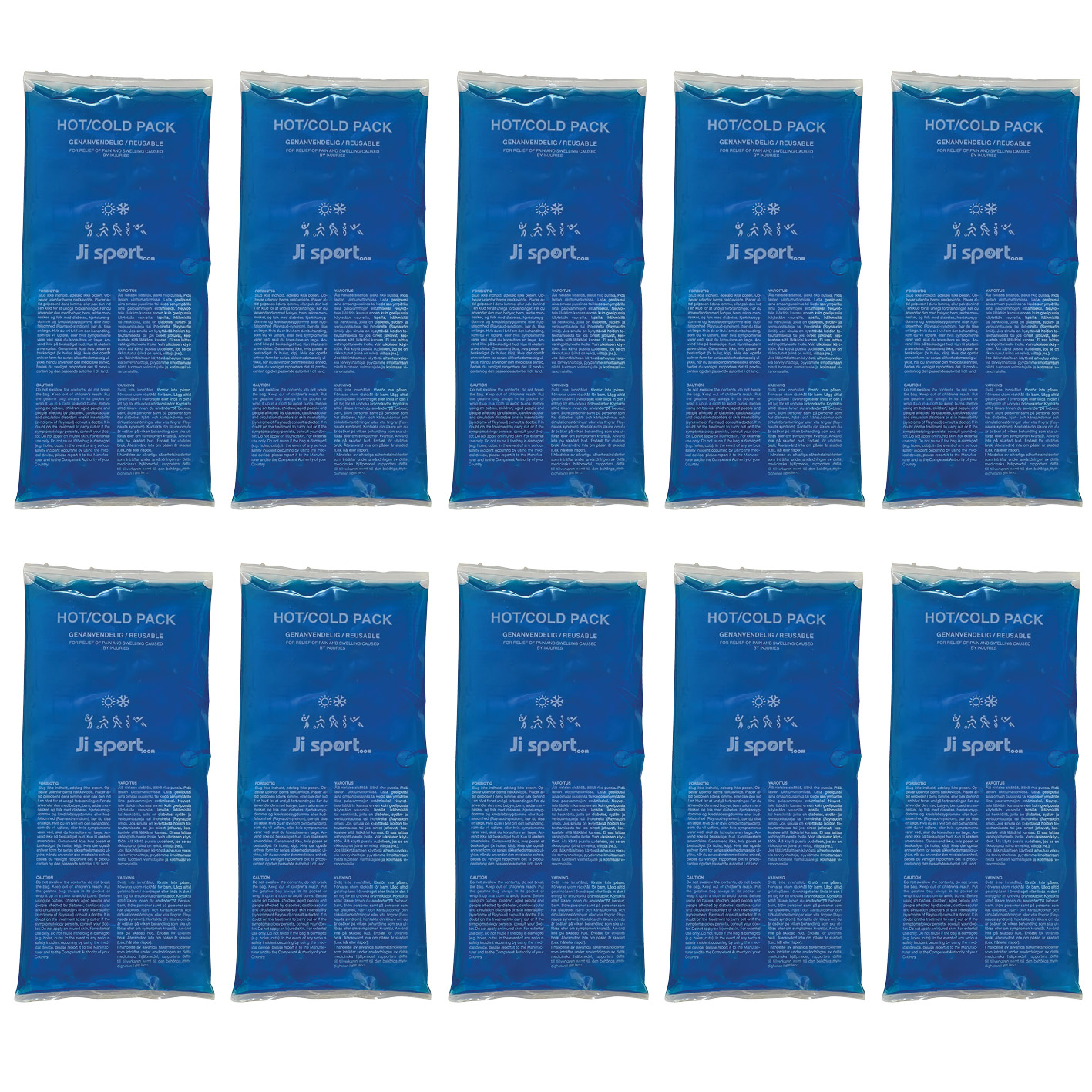 10 stk. genanvendelig isposer