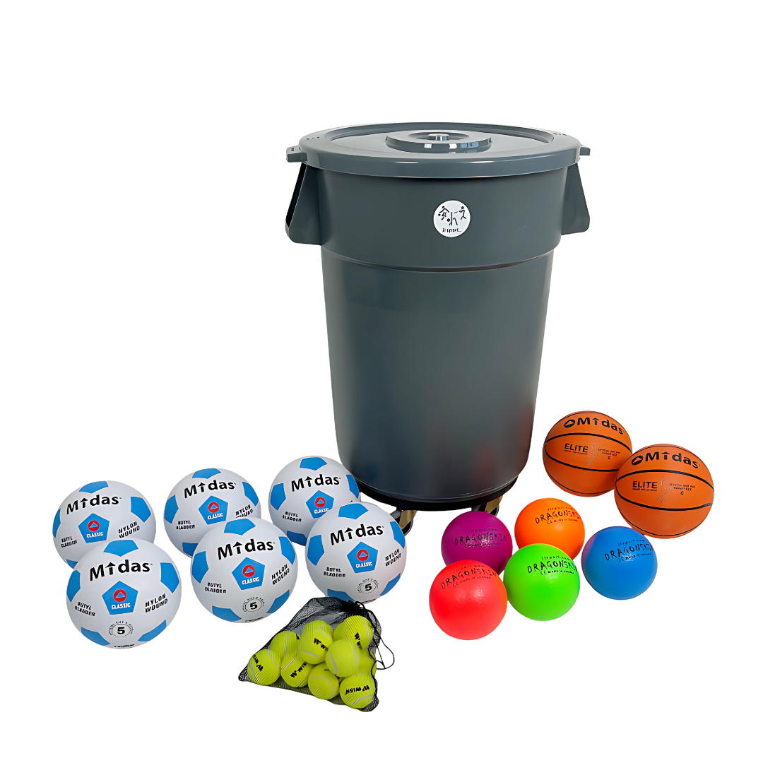 Utrustningsvagn för skolgården