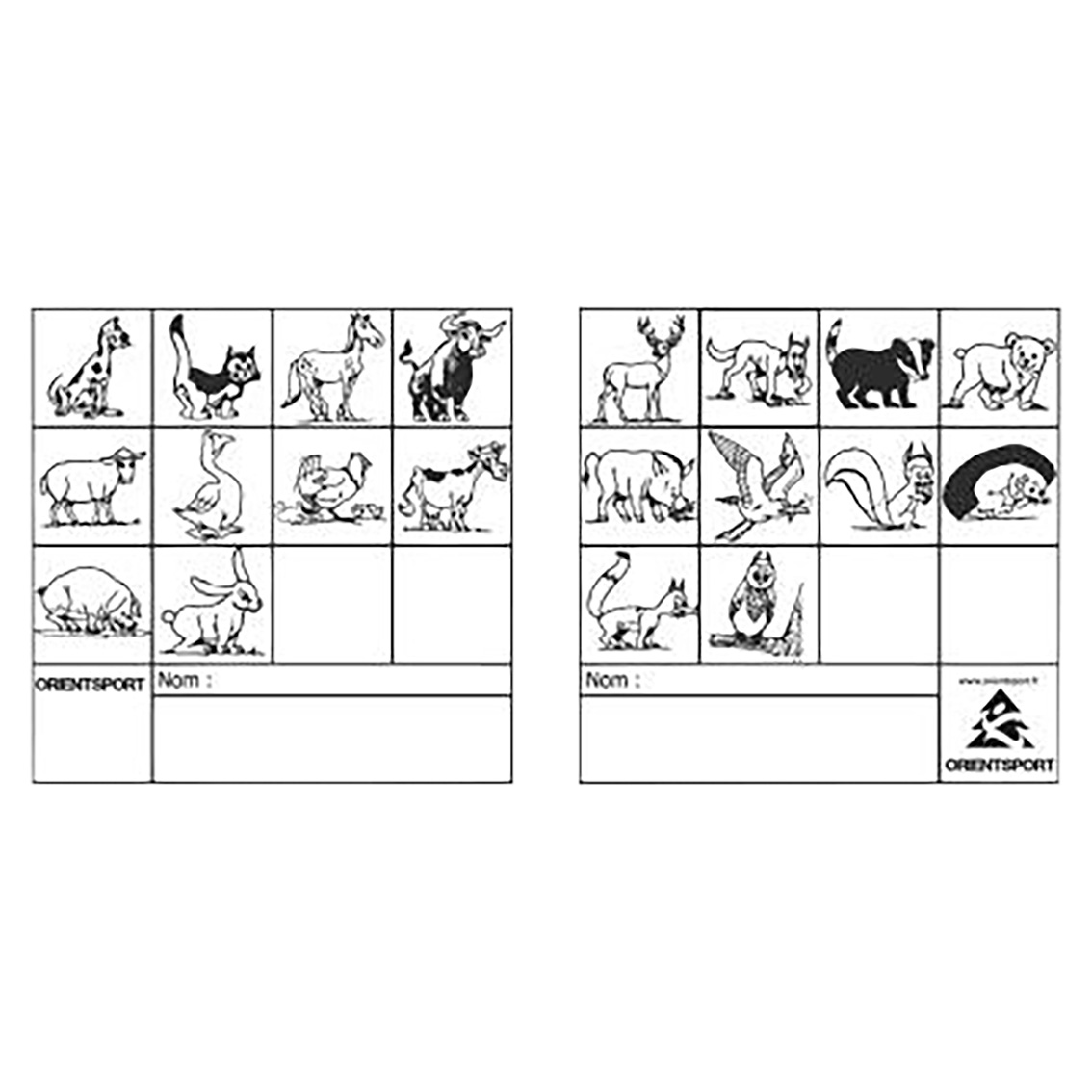 Orientering djurkontrollkort