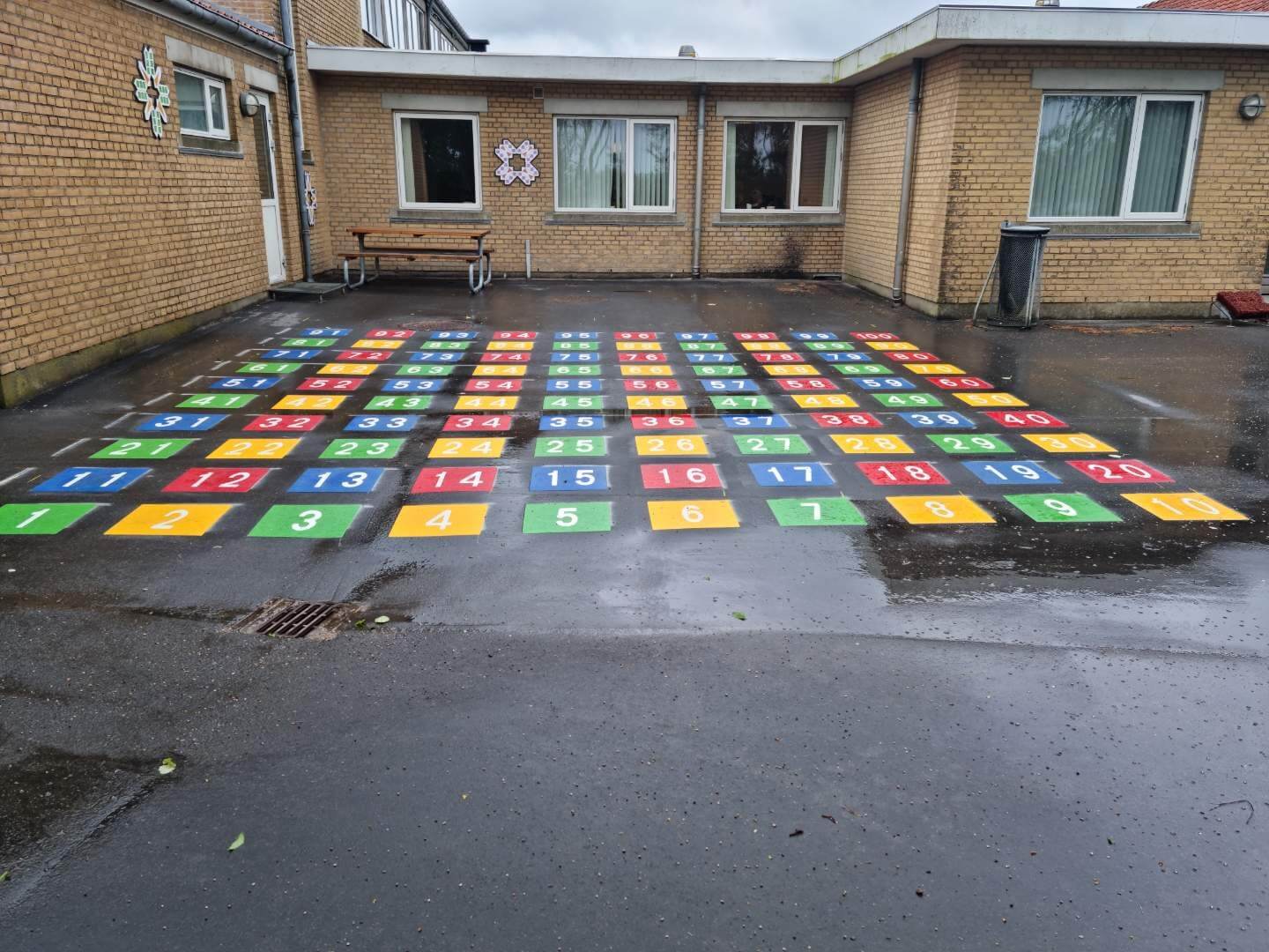 Sifferplatta i termoplast, tal 0–99