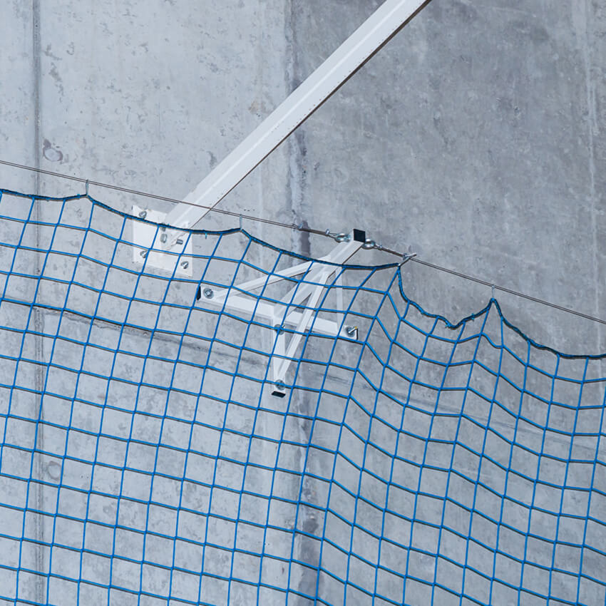 Skyddsnät - 2 mm nylon, 4,5 cm. Maskor