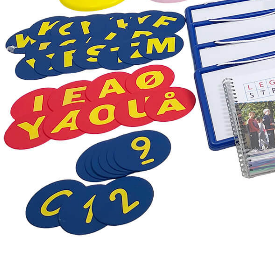 Lek på strek XL paket med förvaringsvagn