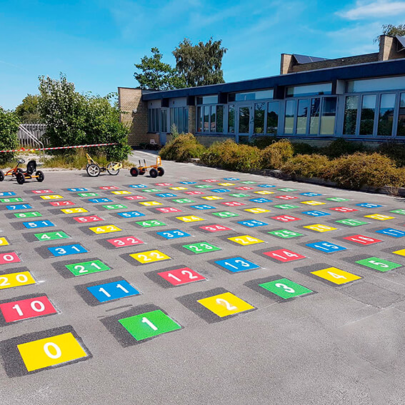 Leg På Streg taltavle i termoplast