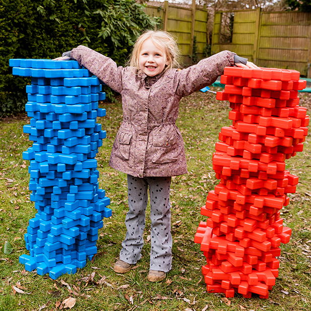 Dantoy byggepladepakke med 48 stk. 