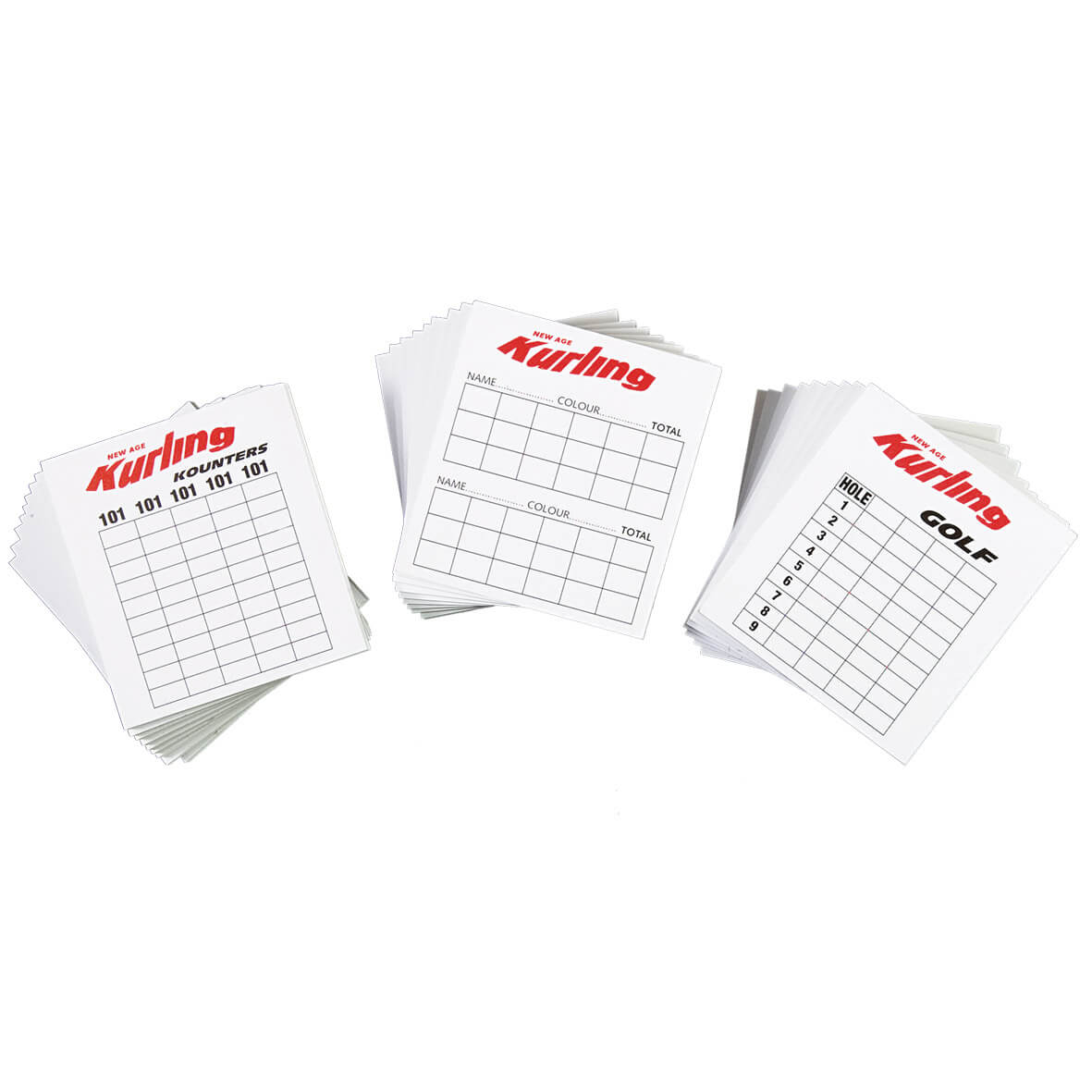 Styrkort för New Age curling