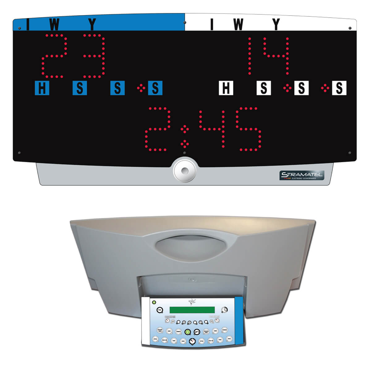 Stramatel judo scoringstavle