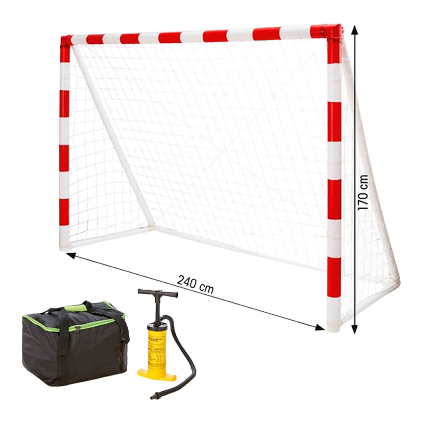 Oppustelige håndboldmål