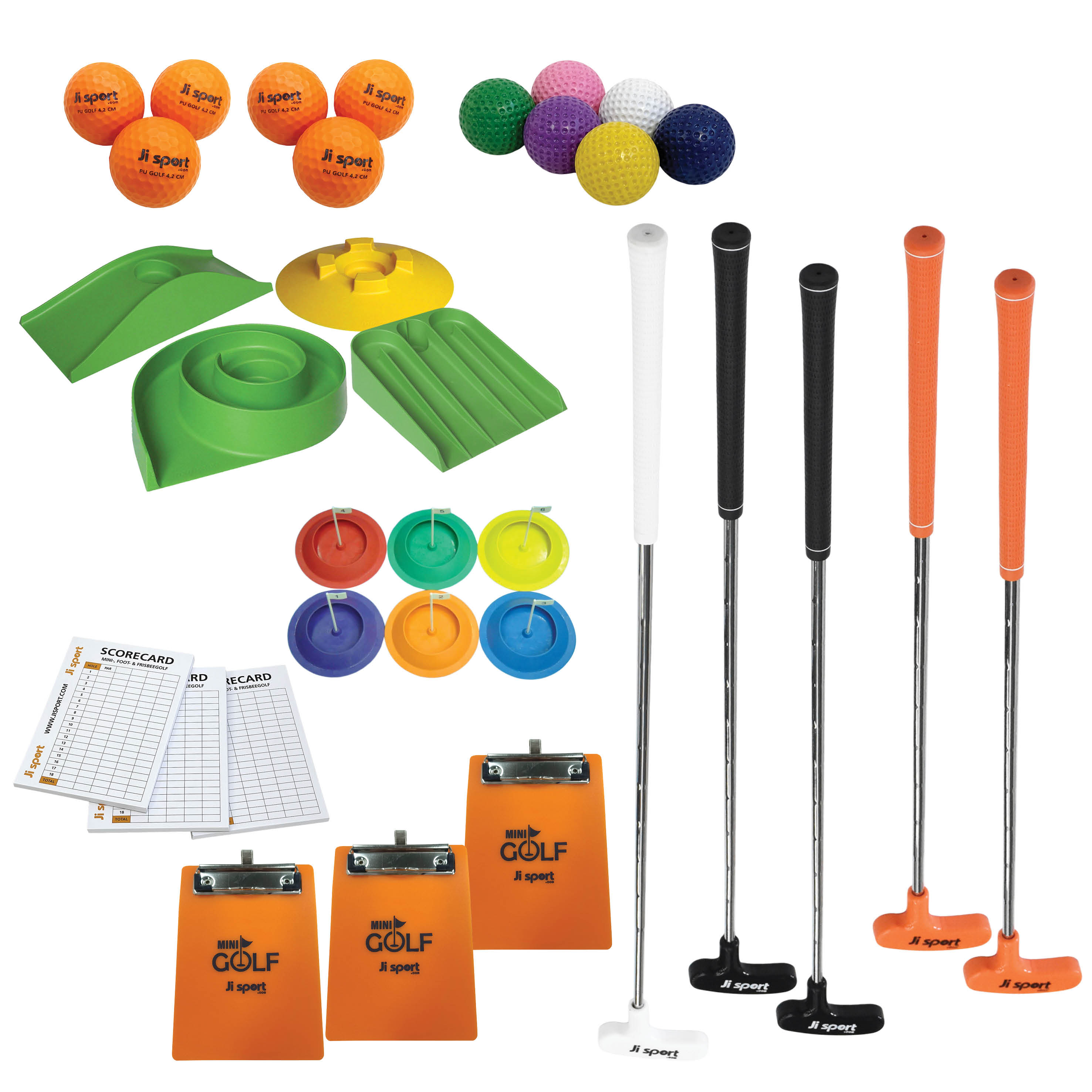  Institutions minigolfpakke med forhindringer