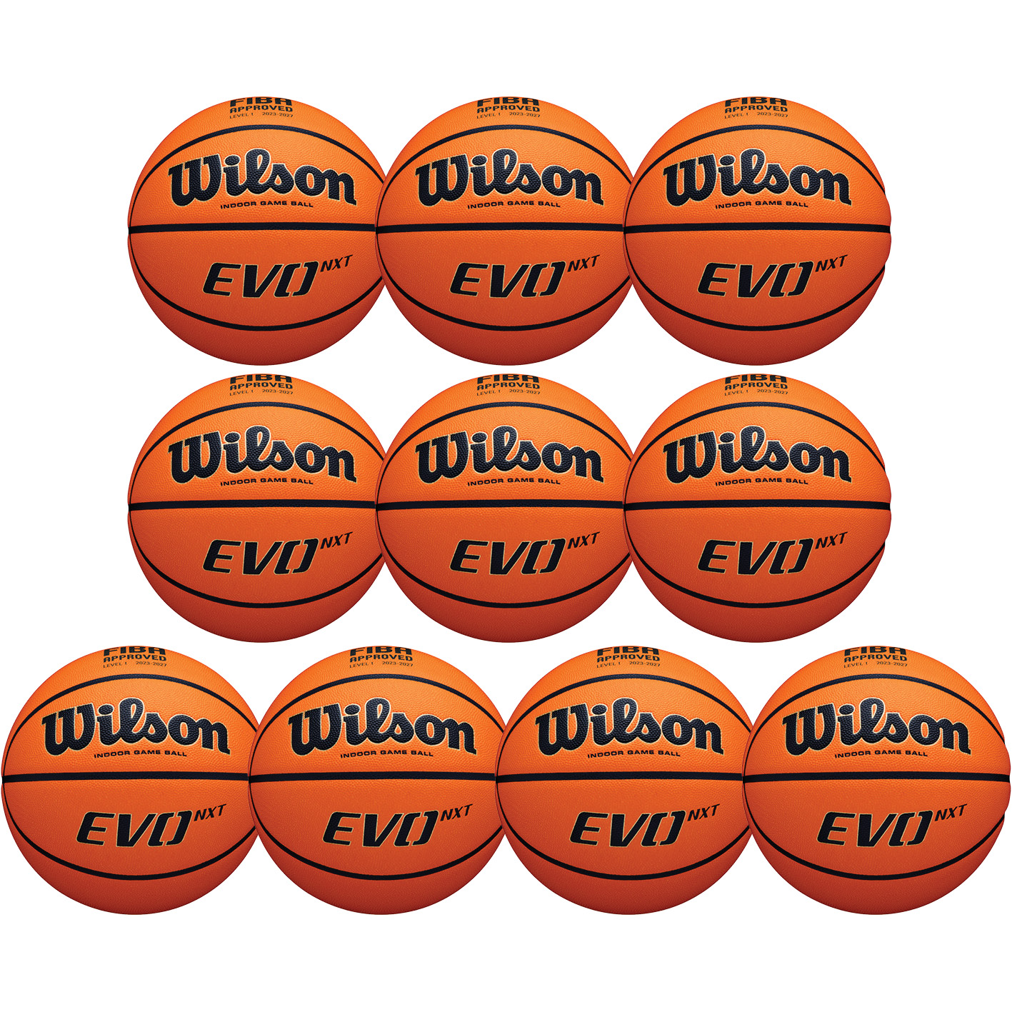 Wilson NXT EVO basketpaket 10 st.