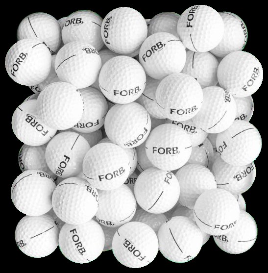 Forb driving range-golfbollar – 100 st.
