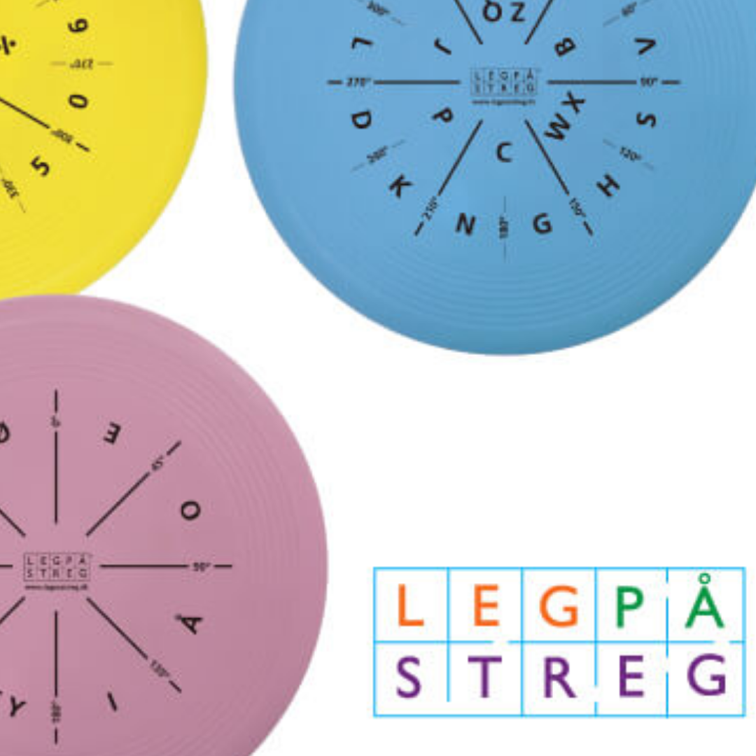 Lek på Streck frisbee paket