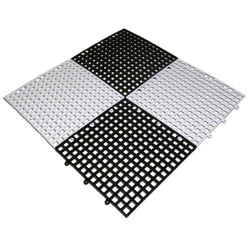 Skakbræt i hård plast