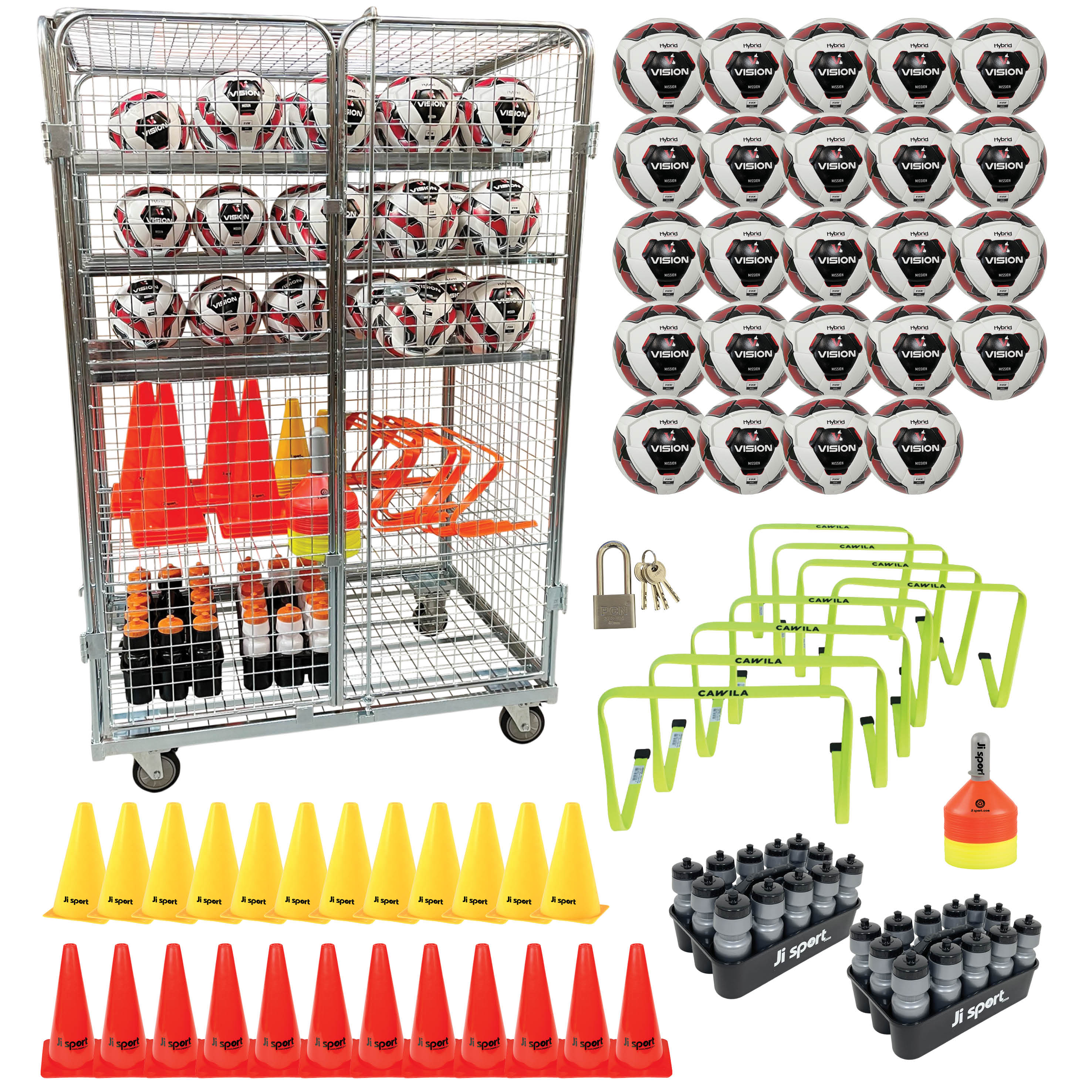 Transportvogn med indhold
