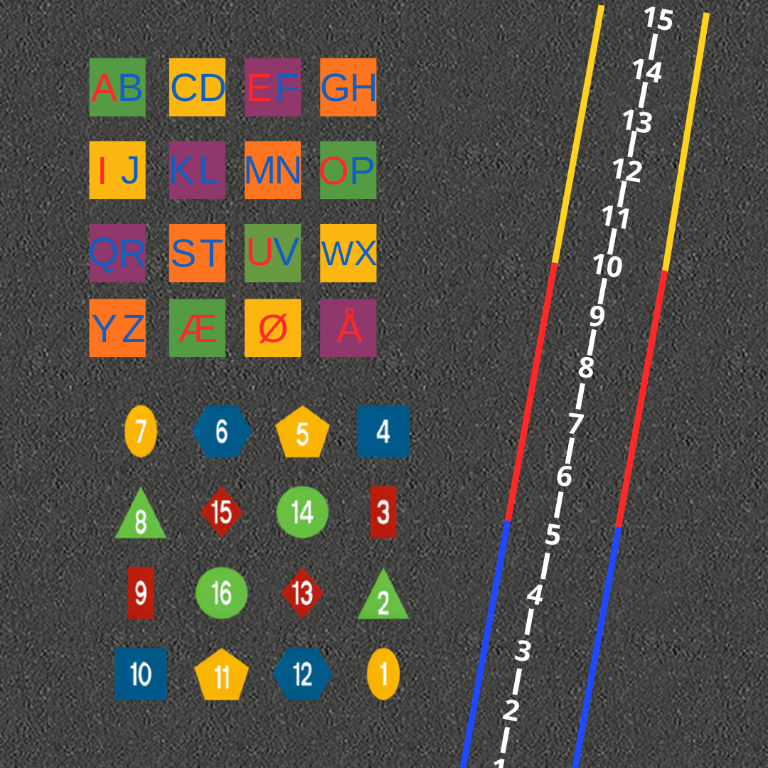 Leg På Streg termoplast, børnehavepakken