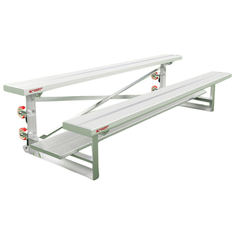 Mini-läktare 2 rader med hjul