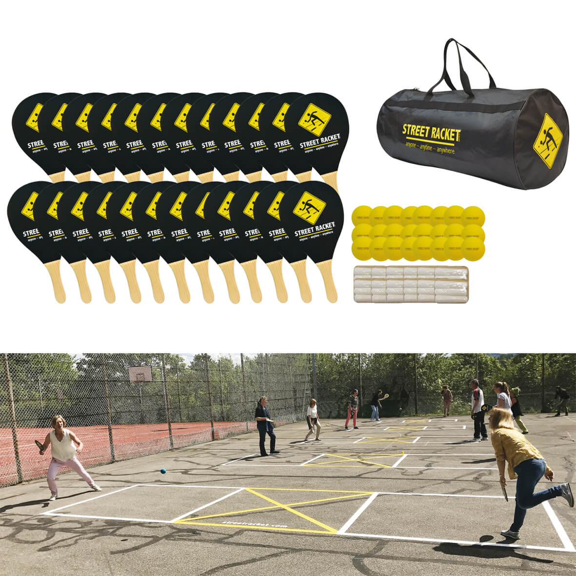 Street Racket skolepakke