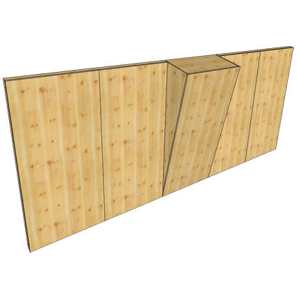 Boulder væg model indoor natur Pur