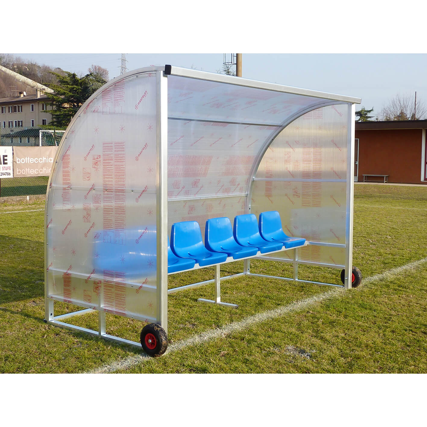 Spillerkabine - 6 personer