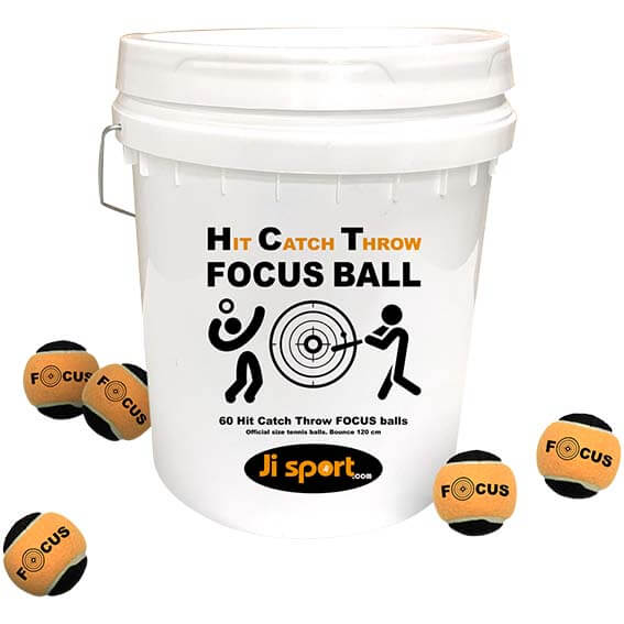 Focus tennisbollar hink med 60 bollar