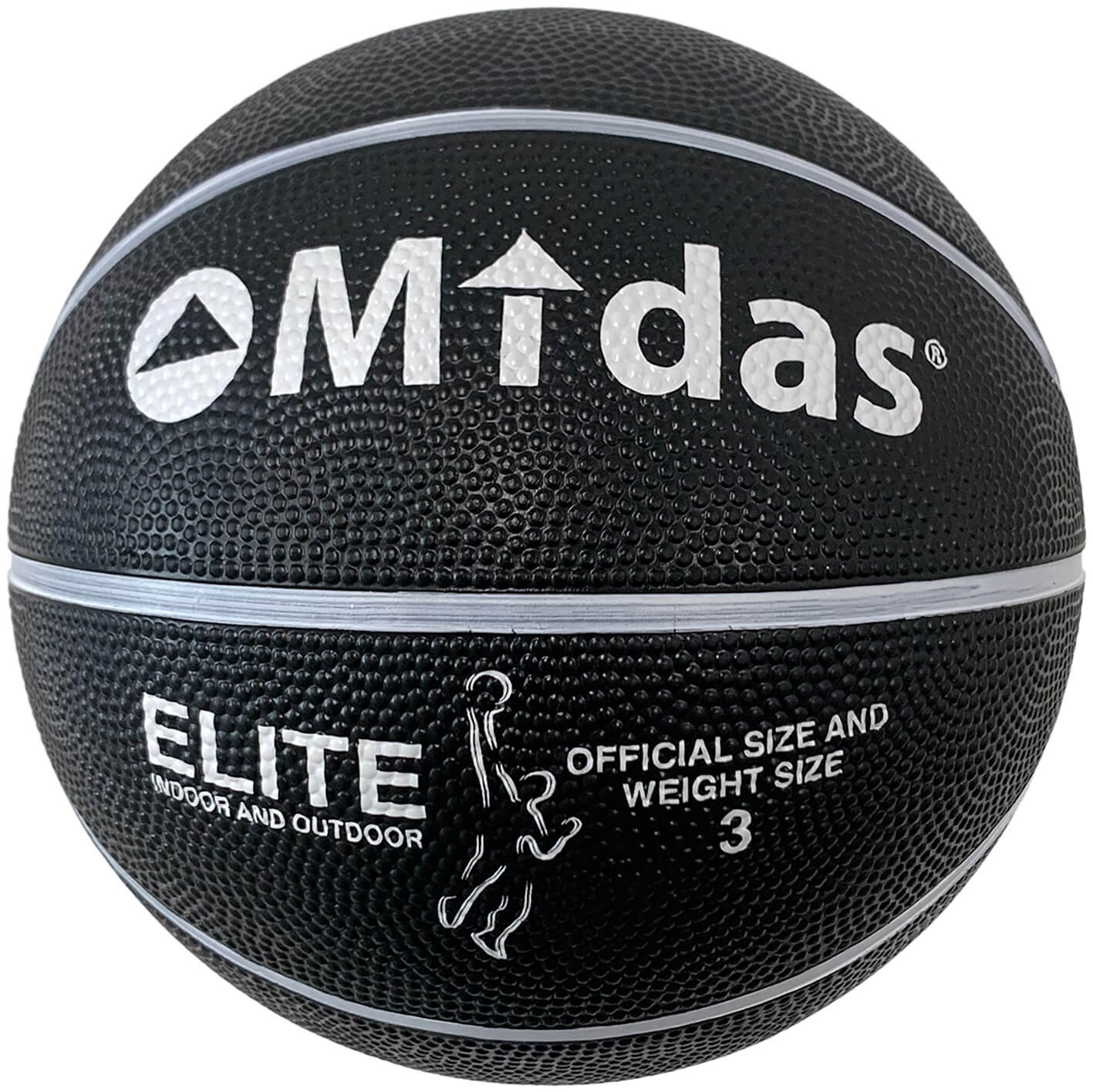 Midas Elite basketboll - Svart