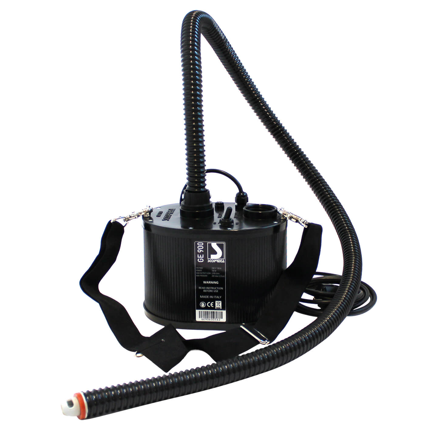 Elektronisk pumpe til airtrack trainer