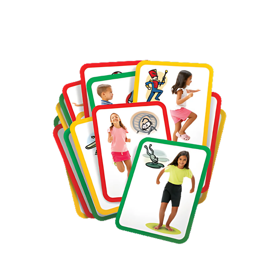 Bevægelseskort med motorikøvelser 