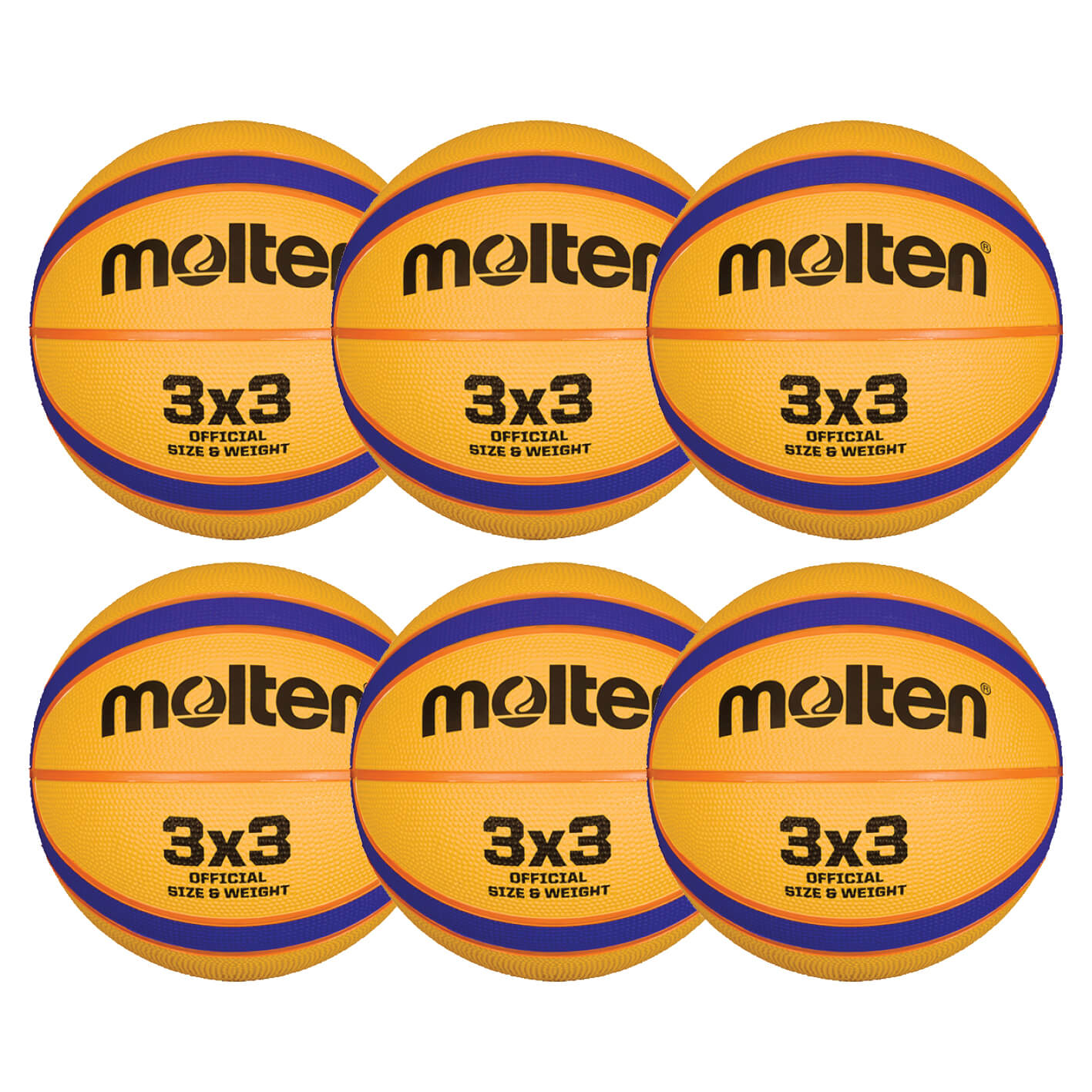 Molten 3x3 basketbollpaket