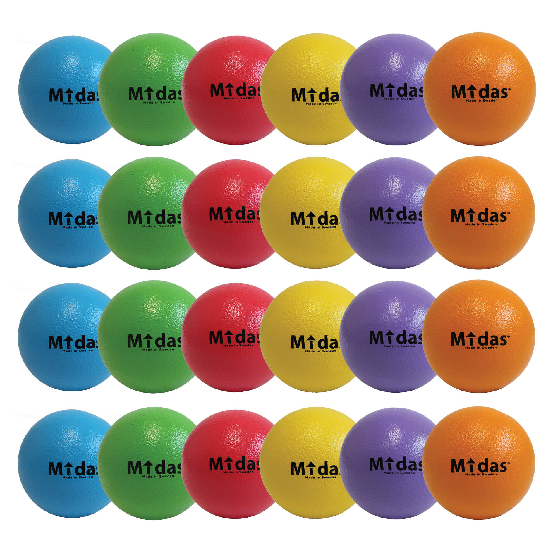 Midas apelsin skumbollar 24 st